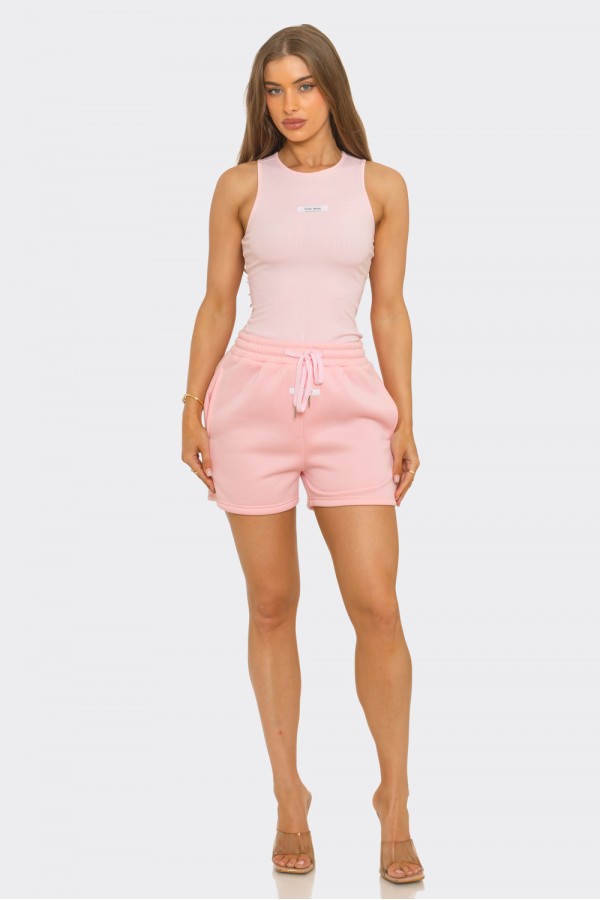 NC2134A / NEWGENS<br/>Ribbed Bodysuit top with shorts training sets