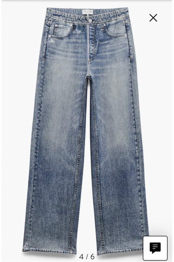 PFTP003 / LINE<br/>TERRY DENIM LOOK