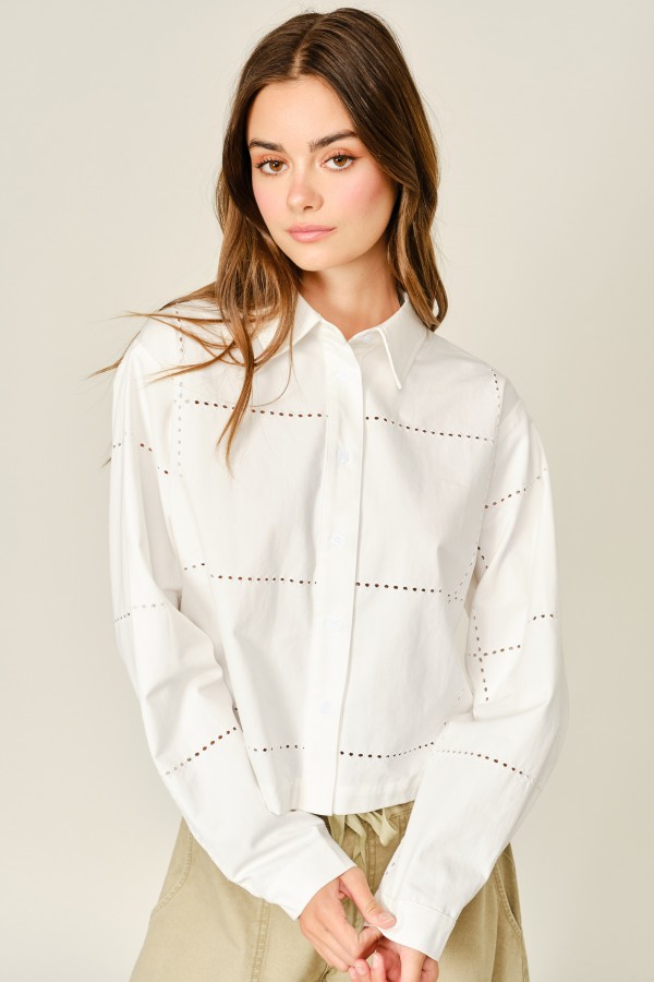 AJT6204 / Aaron & Amber<br/>EMBROIDERED BUTTON DOWN SHIRTS