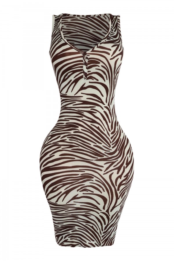 SD3948 / K-T-O-O<br/>Button designed sleeveless midi dress