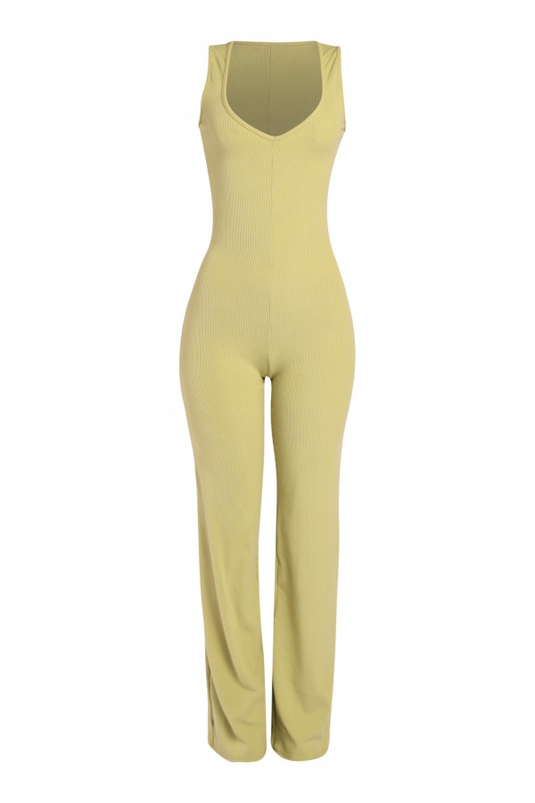 SJ3968 / K-T-O-O<br/>Sleeveless wide leg jumpsuit