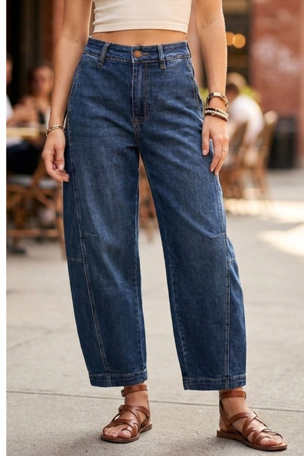 IN-8112 / Nylon Apparel<br/>Jaslyenn Ballon Jeans Pants