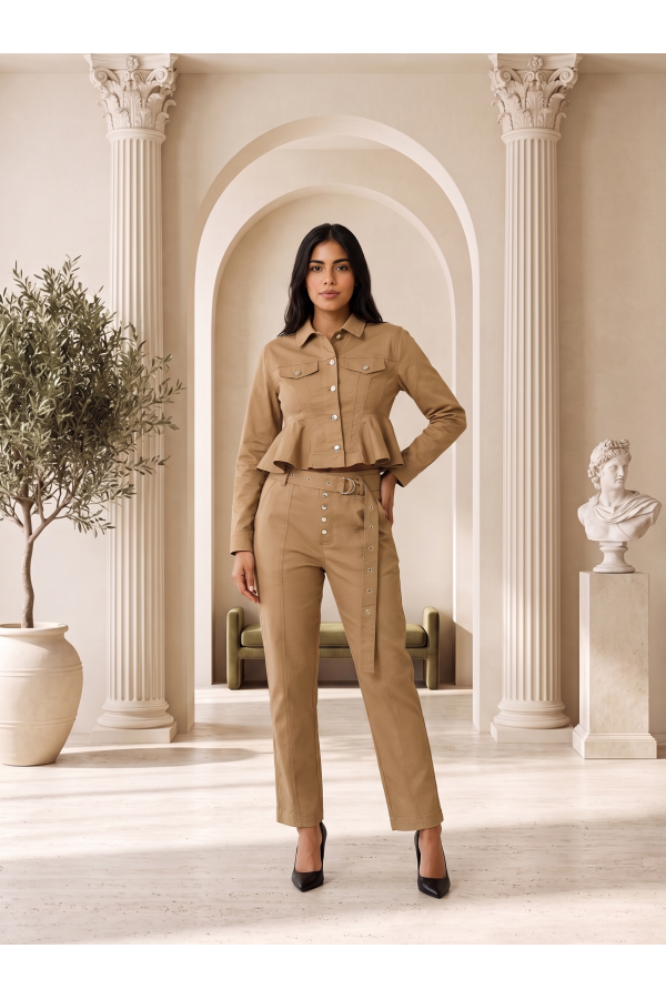 BS-26167 BASILEA / BALBOA<br/>Basilea Buttoned Jacket & Pants Set