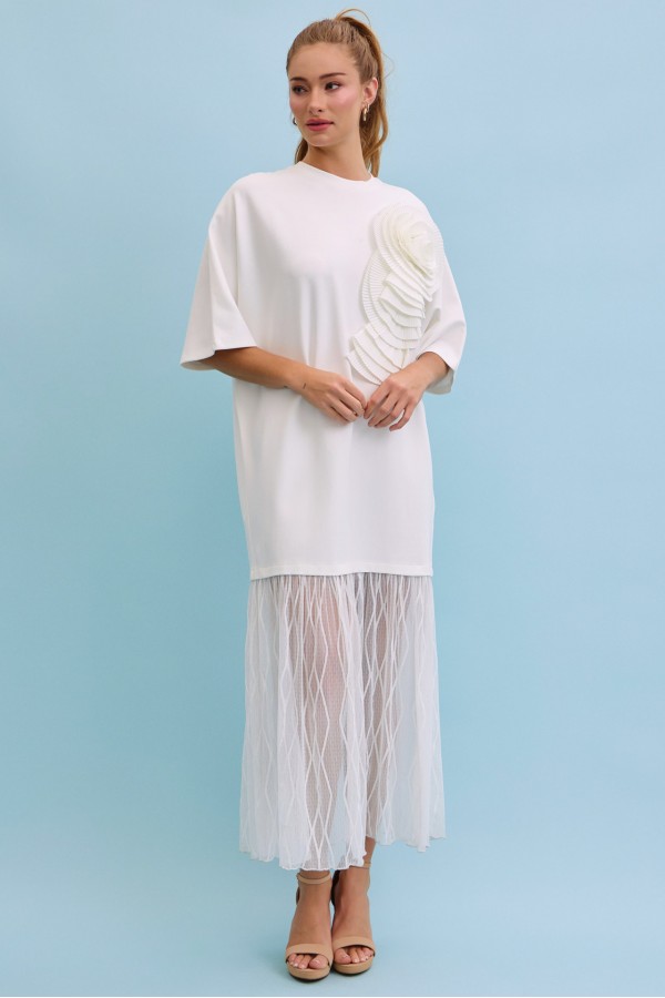 AR2231D / RIVIR<br/>Blossom Bloom Knit Dress