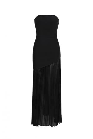 DS029 / RIVIR<br/>BANDAGE MAXI SLEEVELESS DRESS