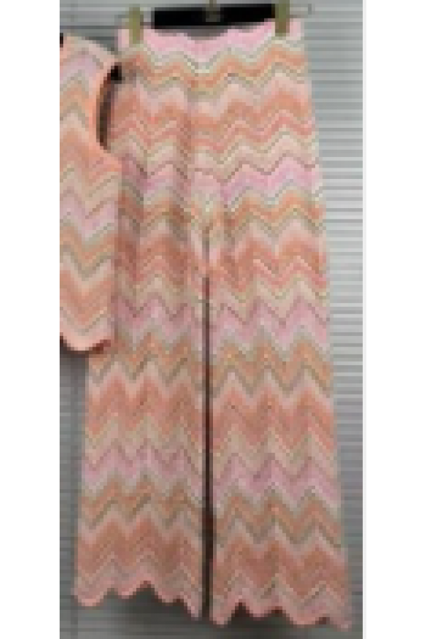 PI022 / RIVIR<br/>Geometric Pattern Knit Pants