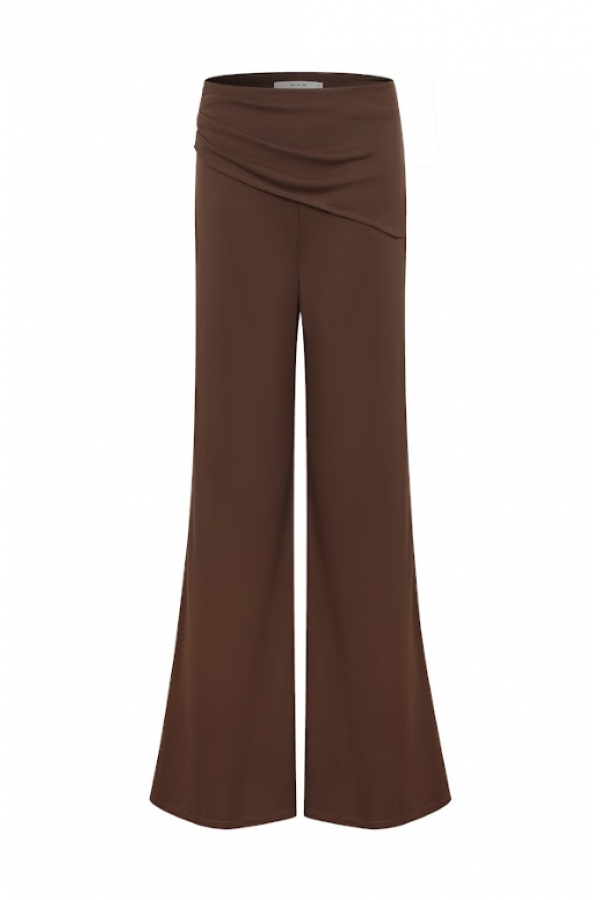 PI046 / RIVIR<br/>Overlap Scarf Style Wide Pants