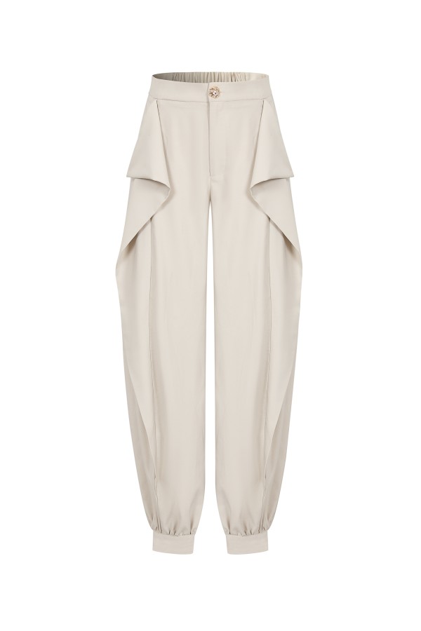 PI067 / RIVIR<br/>Folded Layer Balloon Pants