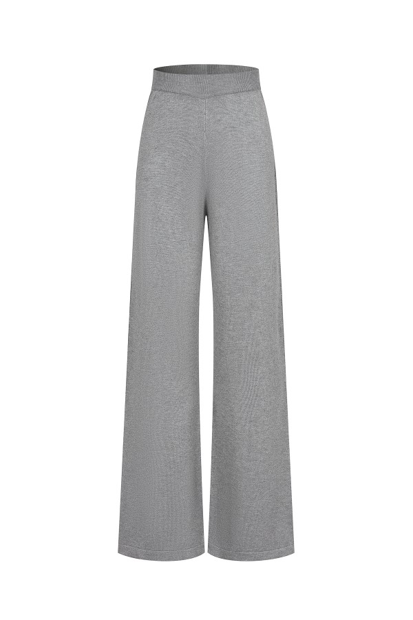 PI177 / RIVIR<br/>Side Striped Wide Knit Pants