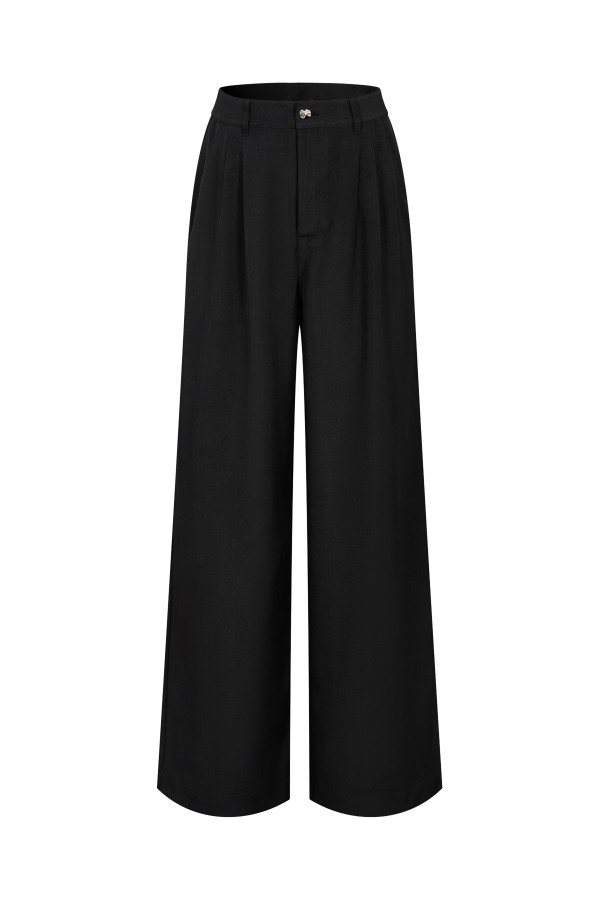 PO232 / RIVIR<br/>Woven Pants With Pleats