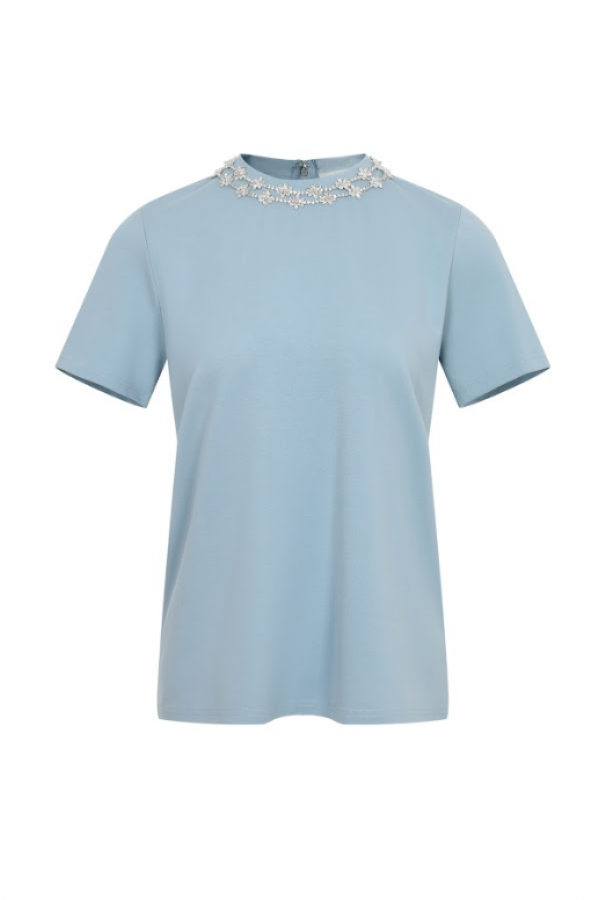 TO196 / RIVIR<br/>Rhinestone Embellished Tshirt