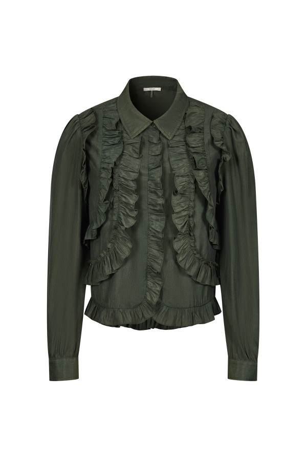 TO365 / RIVIR<br/>Celia Long Slv Ruffle Blouse