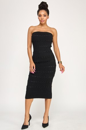 SID2182 / Spring Haze<br/>Sweater tube midi dress