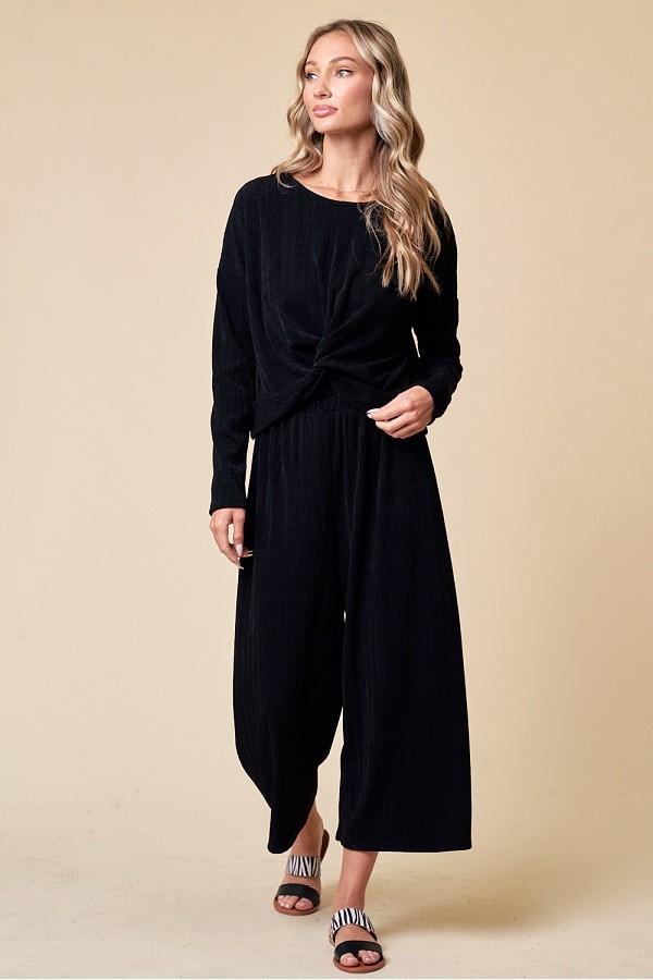 LMP5611PL / Lovely Melody<br/>PLUS SIZE Kasey's Solid Pants