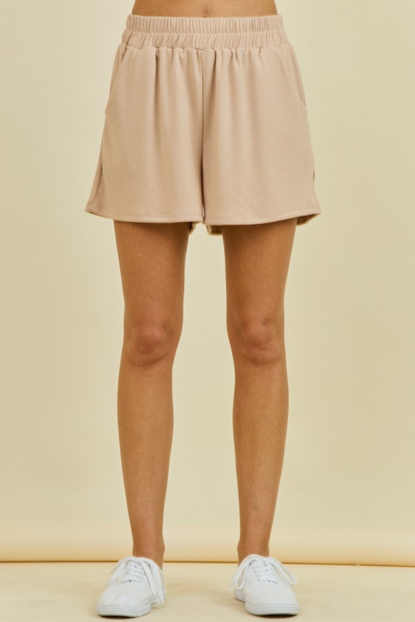 LMP5845 / Lovely Melody<br/>Solid and Cute Shorts