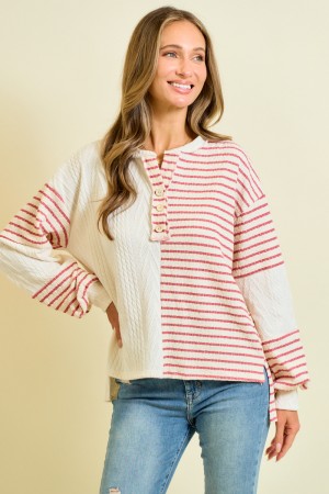 LMT4891 / Lovely Melody<br/>Teresa Long Sleeve Top