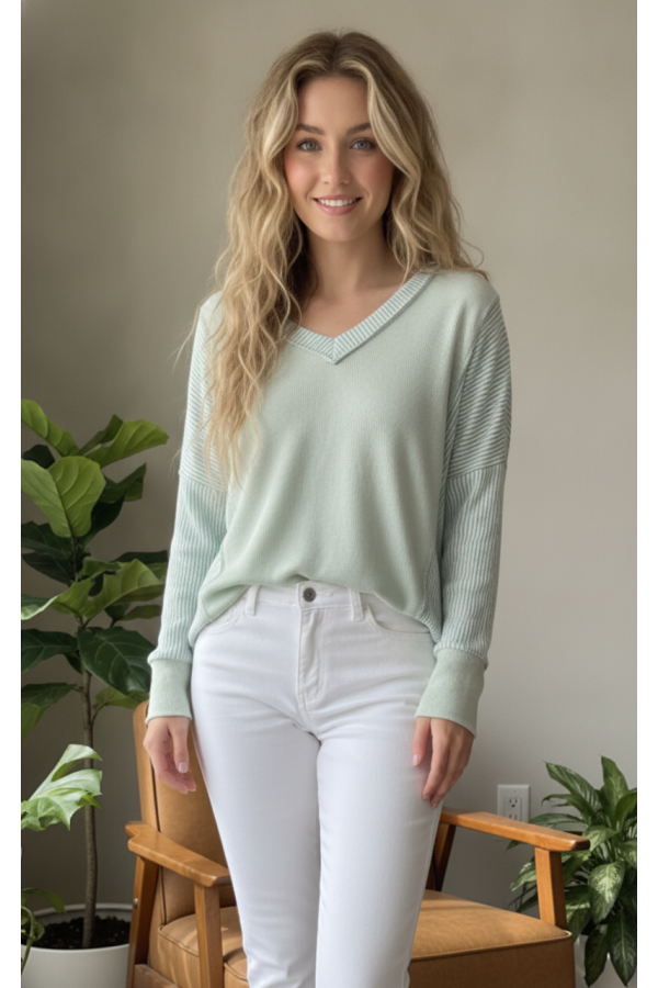 LMT5085 / Lovely Melody<br/>Cloud Soft Oversized Pullover Sweatshirt