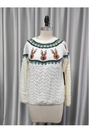 VIT52578 / The Vintage Shop<br/>DEER SWEATER