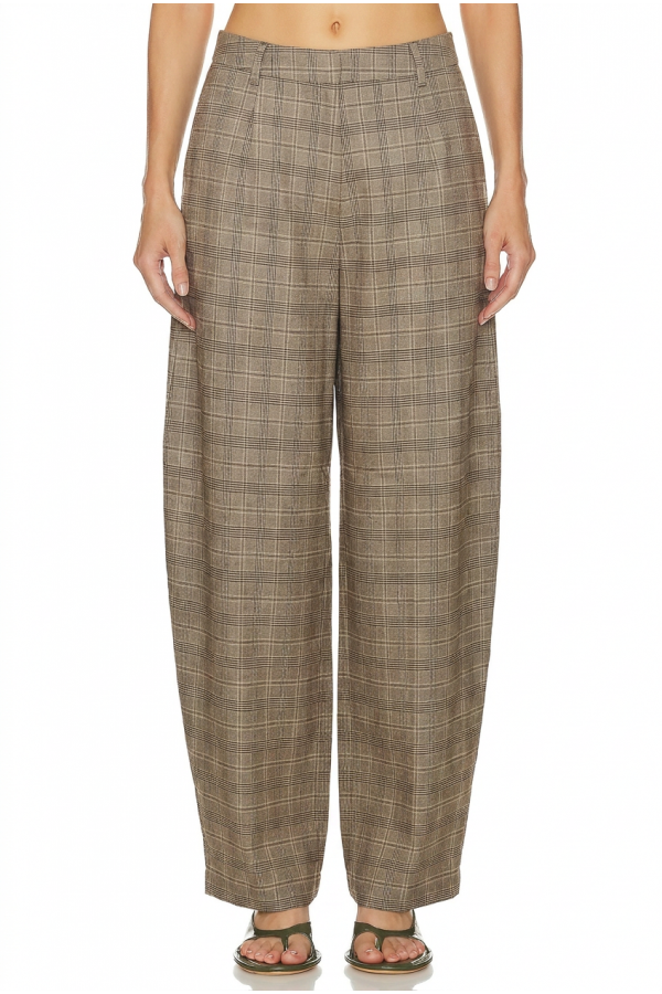 KB2226 / Charming Bunny<br/>Plaid Barrel Pants