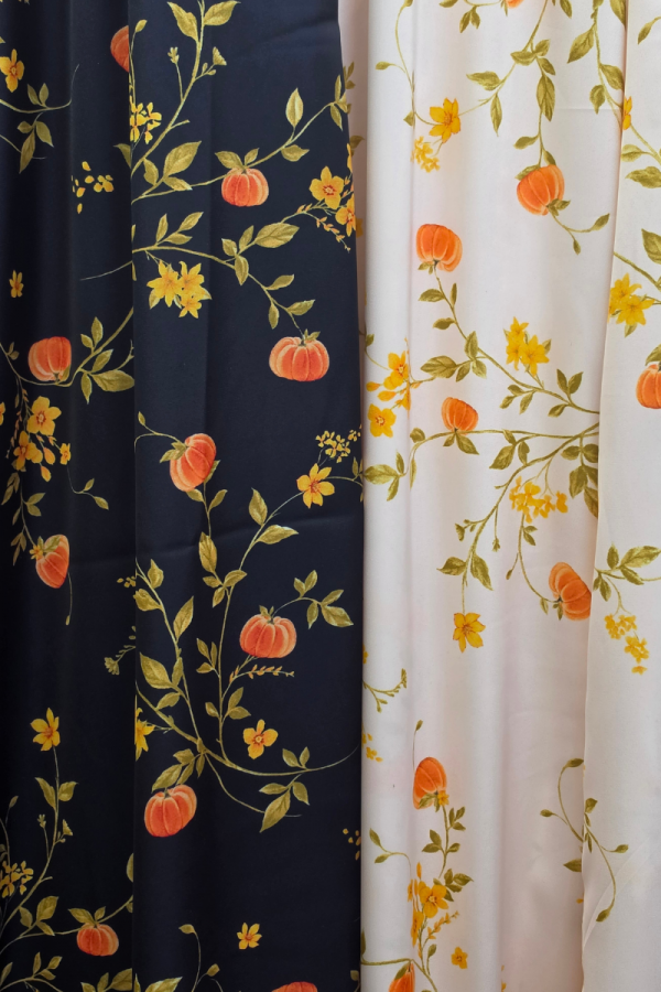 KRP5788-5 / Jade By Jane<br/>PUMPKIN BLOSSOM PRINT WIDE LEG PANTS