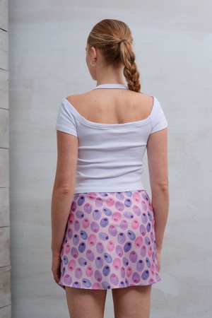 KRS8078 / Jade By Jane<br/>OLIVE PRINT MINI SKIRT