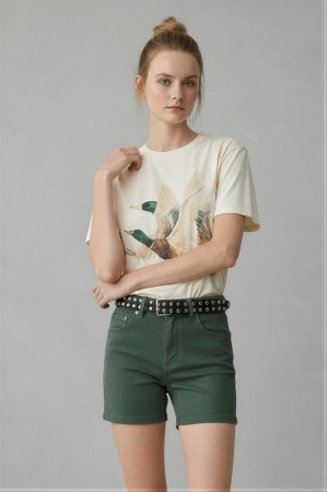PRT1094D / Jade By Jane<br/>VINTAGE DUCK FLIGHT GRAPHIC TEE