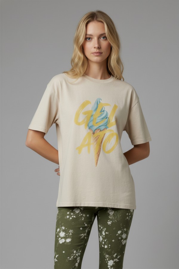 PRT1105 / Jade By Jane<br/>GELATO CONE GRAPHIC TEE