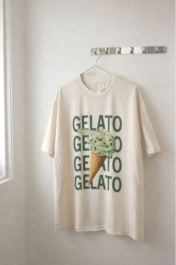 PRT1108 / Jade By Jane<br/>MINT GELATO GRAPHIC TEE