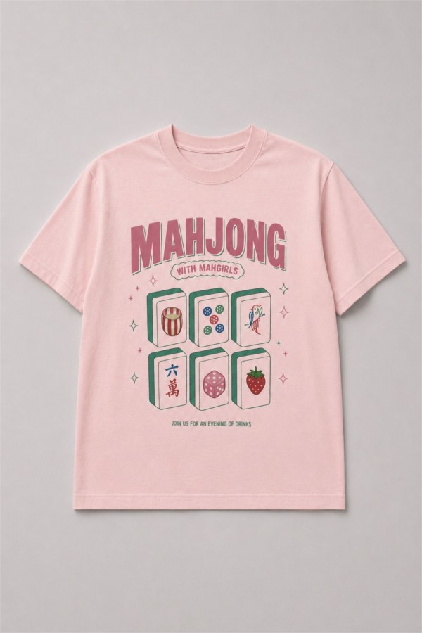 PRT1136 / Jade By Jane<br/>MAHJONG GRAPHIC TEE