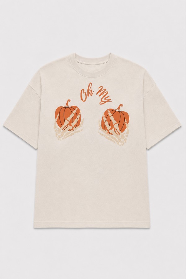 PRT1137 / Jade By Jane<br/>OH MY PUMPKIN GRAPHIC TEE