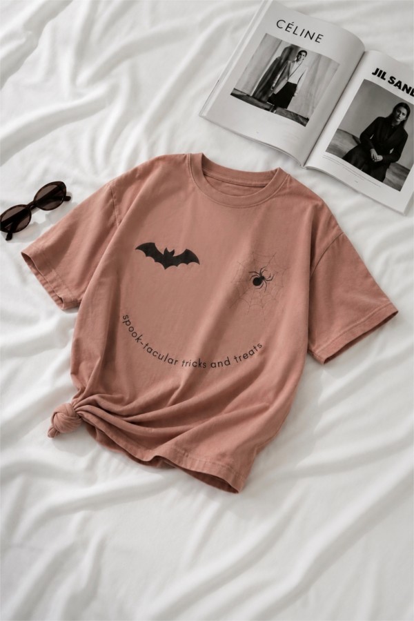 PRT1139 / Jade By Jane<br/>SPOOK-TACULAR SMILE GRAPHIC TEE