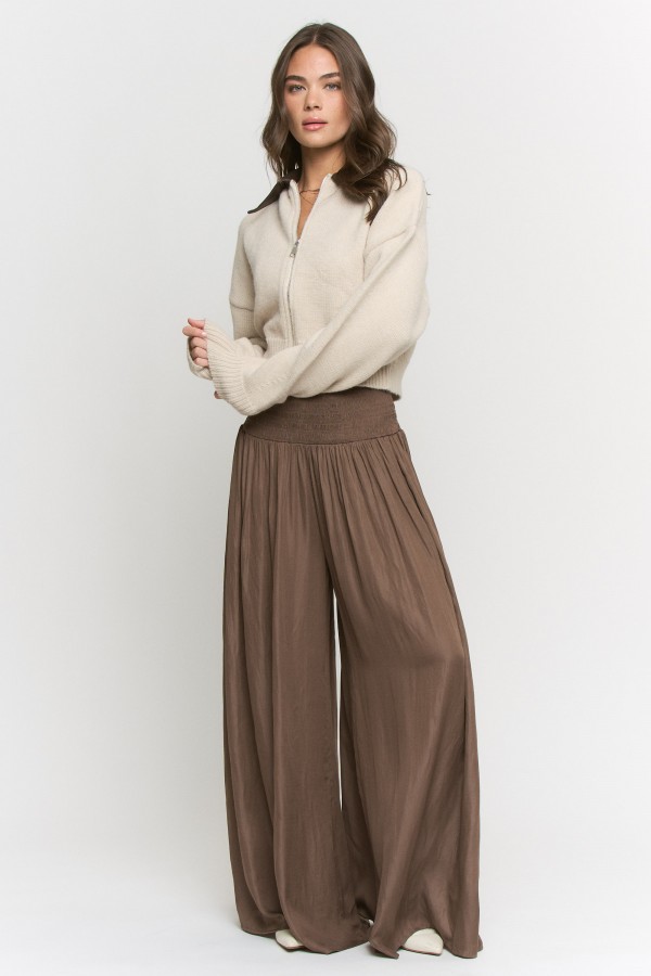 SWT1394P / Jade By Jane<br/>PLUS SIZE CONTRAST COLLAR ZIP-UP SWEATER