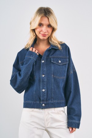 2900 / ANWND<br/>BOXY CROP DENIM JACKET
