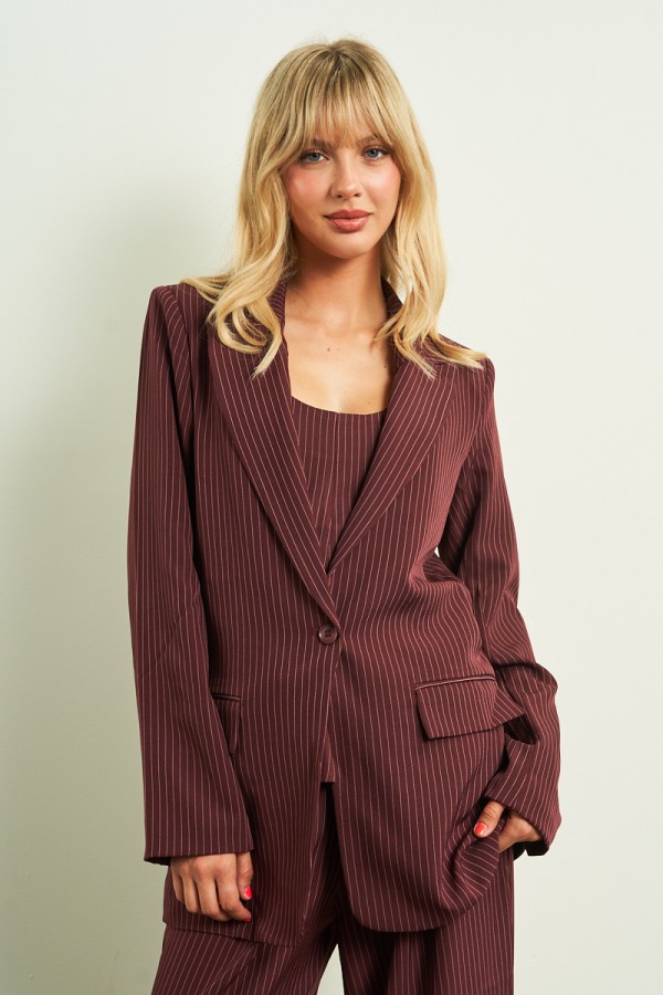 2909J / ANWND<br/>Pinstripe Blazer