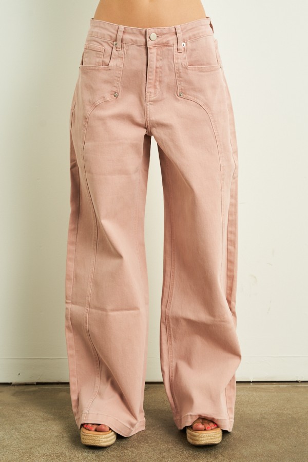 6931 / ANWND<br/>High-Waisted Wide-Leg Utility Jeans
