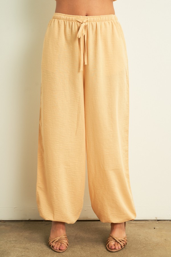 70077P / ANWND<br/>Relaxed Wide-Leg Drawstring Pants